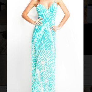 GUESS Abstract Tie Dye maxi Dress